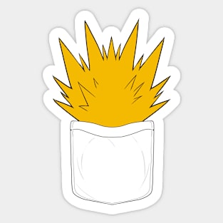 Electric fox tail (pocket) Sticker